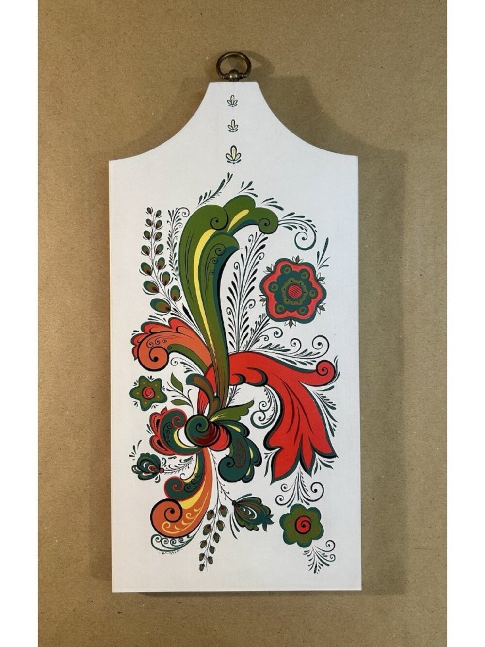 Vintage Berggren Originals Rosemaling Cutting Board/Wall Hanging-Design 421W